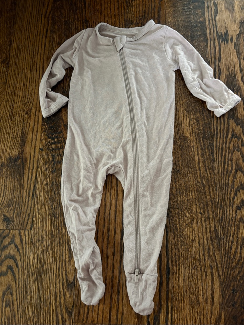 Kyte Baby | Soft Light Pink Footed Baby One-Piece Zipper Sleepwear
